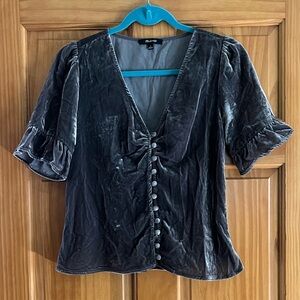 Madewell Velvet Daylight Top